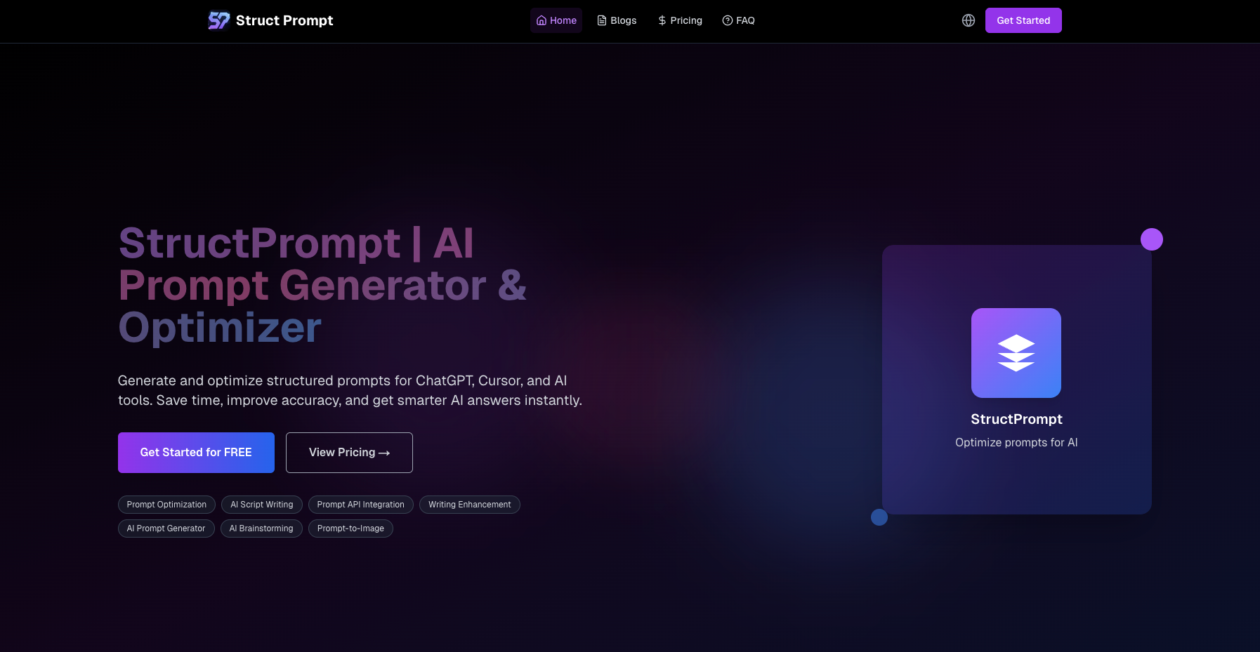 StructPrompt Screenshot
