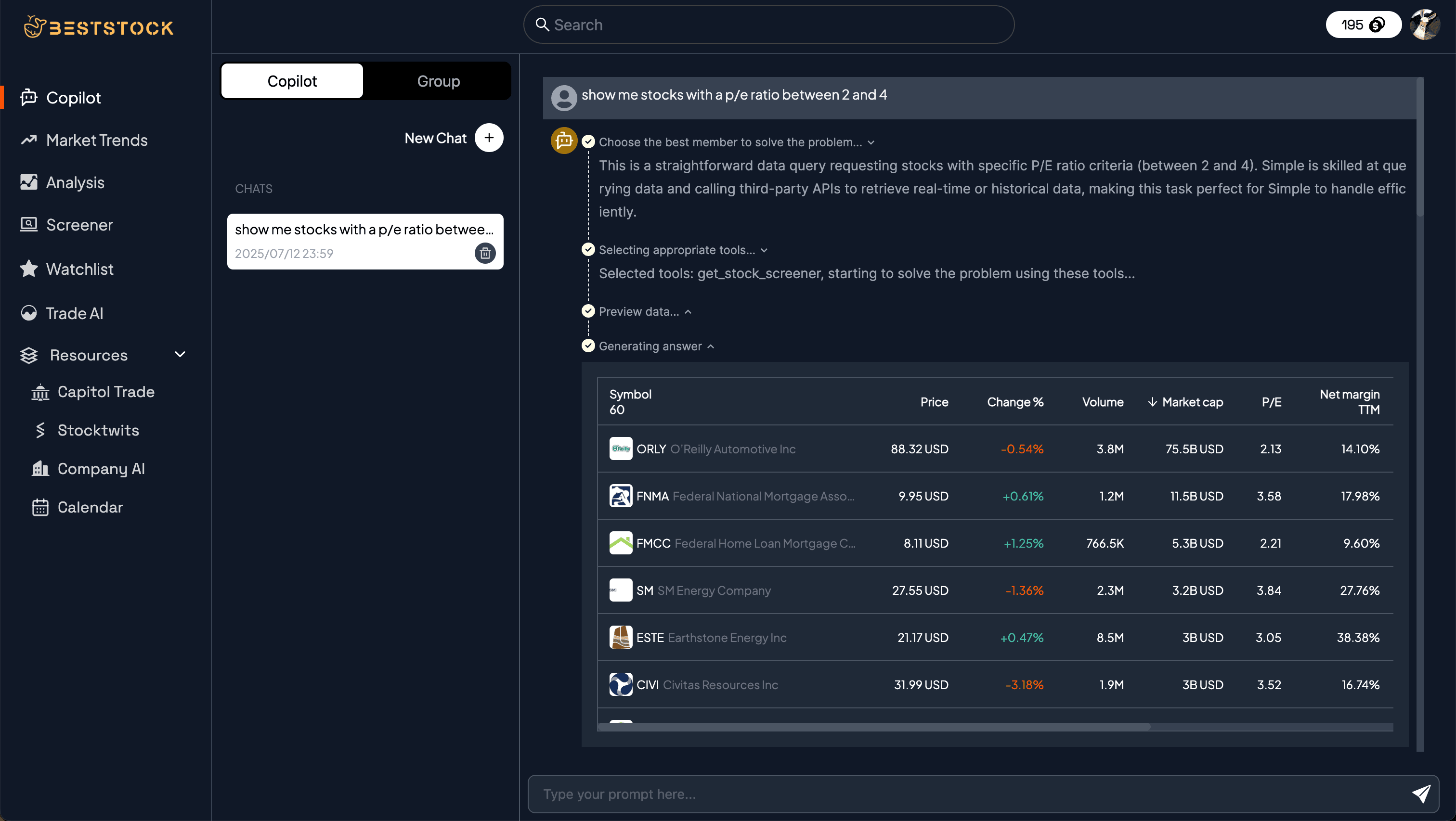 BestStock AI Screenshot