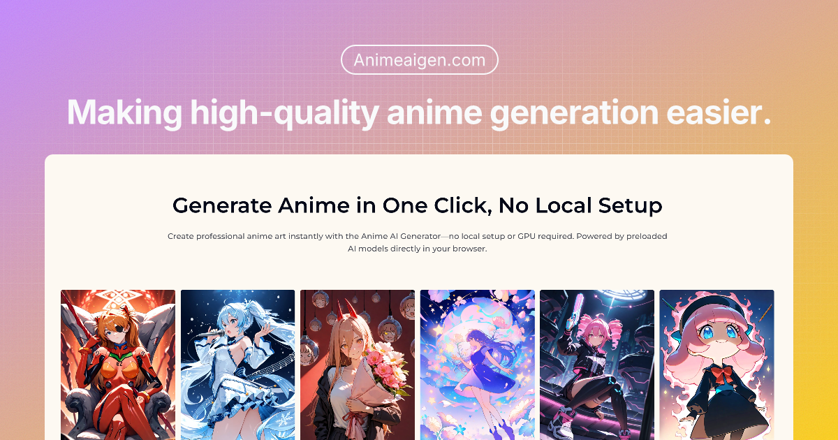 Anime AI Generator screenshot