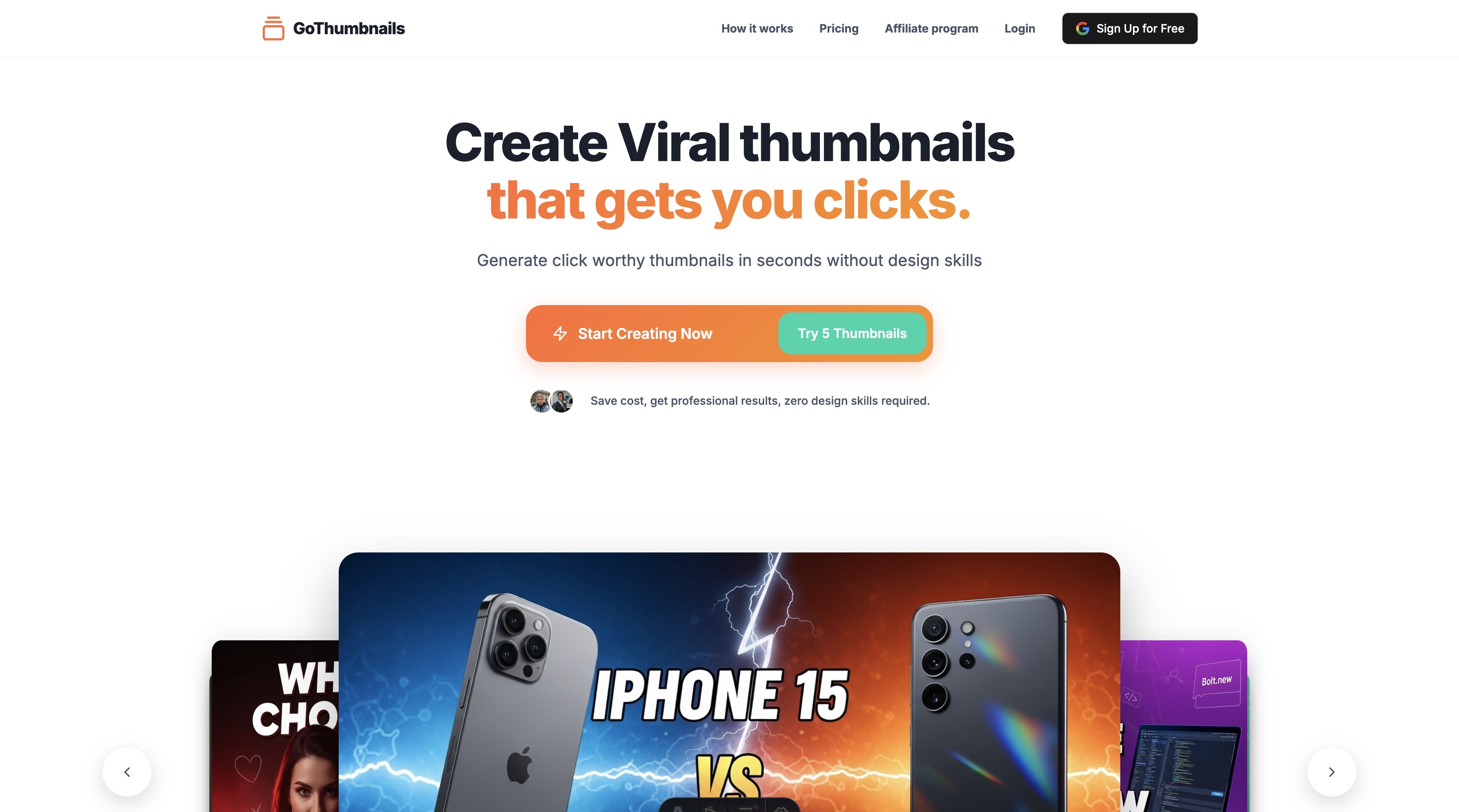 GoThumbnails screenshot