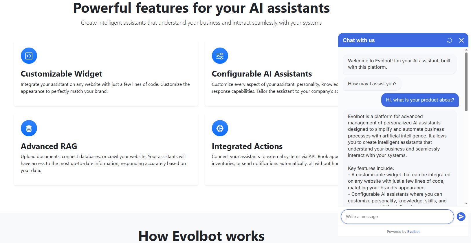 Evolbot screenshot