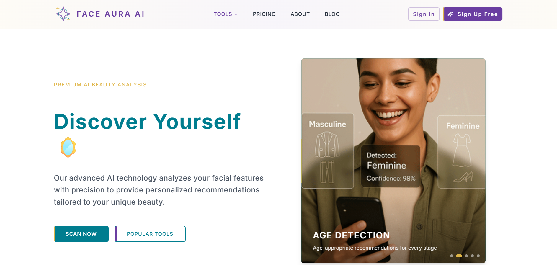 FaceAuraAI screenshot