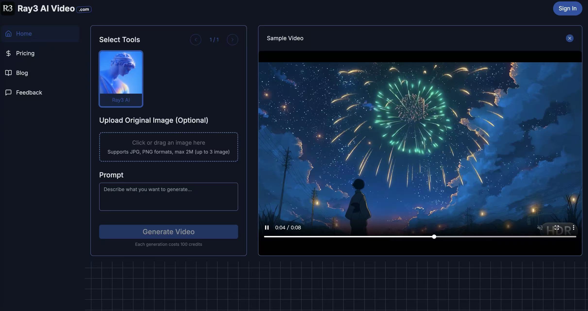 Ray3 AI Video  screenshot