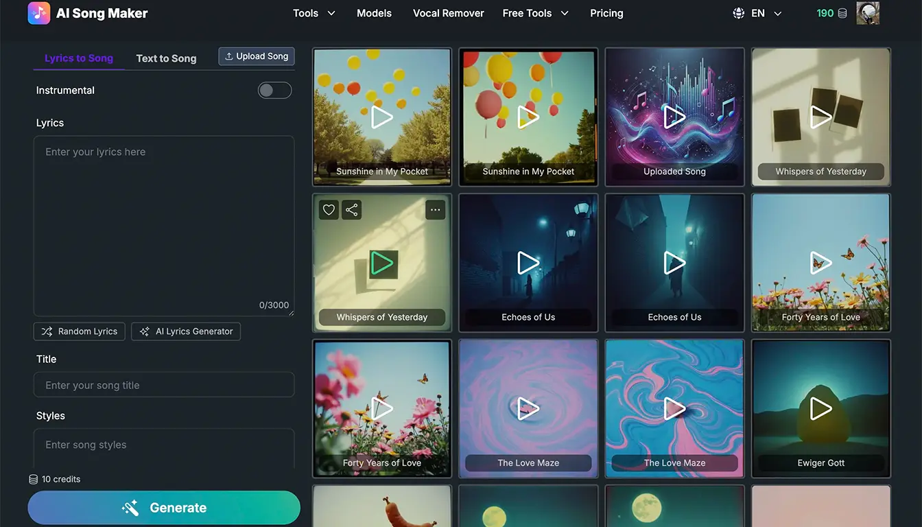 AI Song Maker screenshot