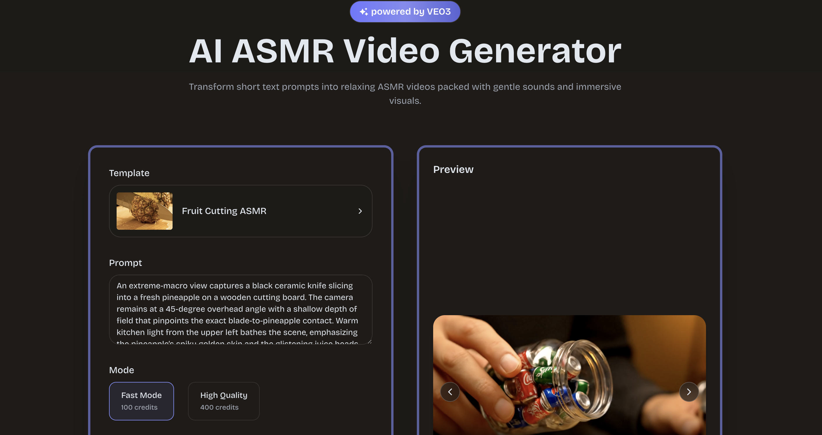 AI ASMR screenshot