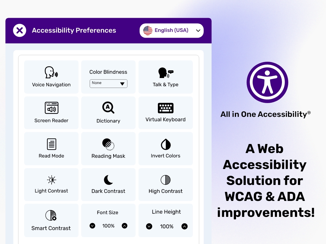 All in one Accessibility screenshot