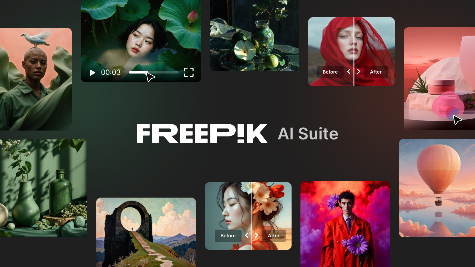Freepik AI Marketing Tools screenshot