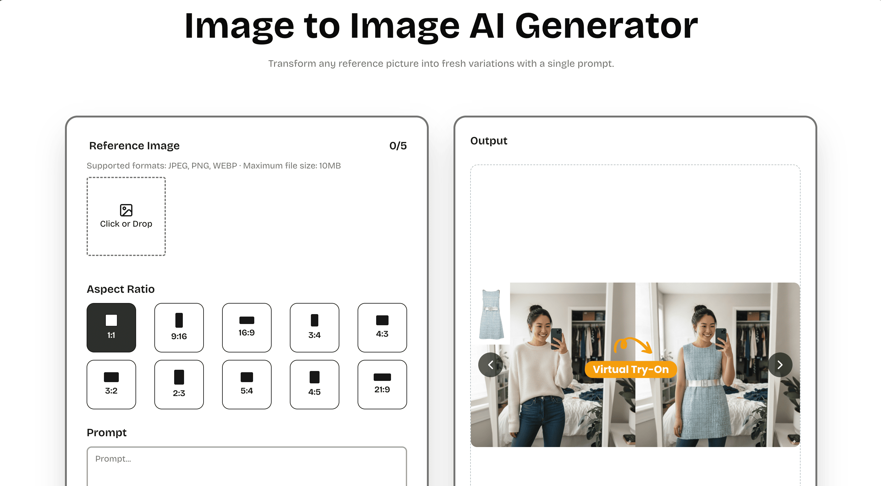 Image to Image AI screenshot