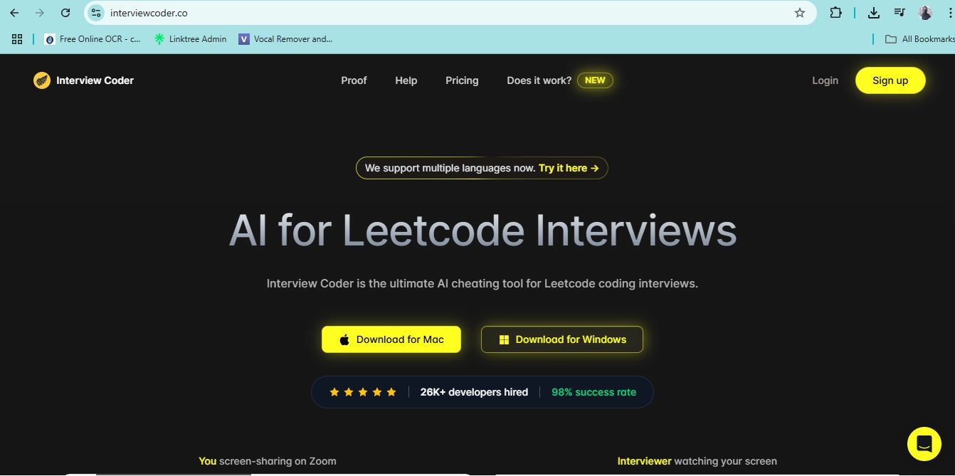 interview coder screenshot