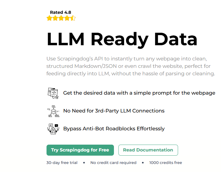 AI Web Scraping screenshot